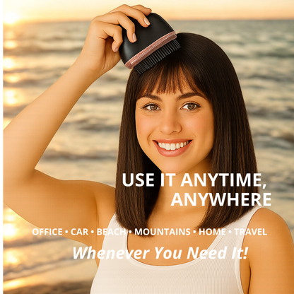 POCKET GLOW 2-in-1 Cordless Mini Styler for Smooth, Frizz-Free Hair